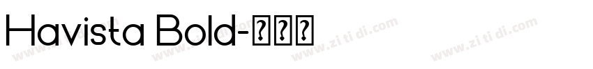 Havista Bold字体转换